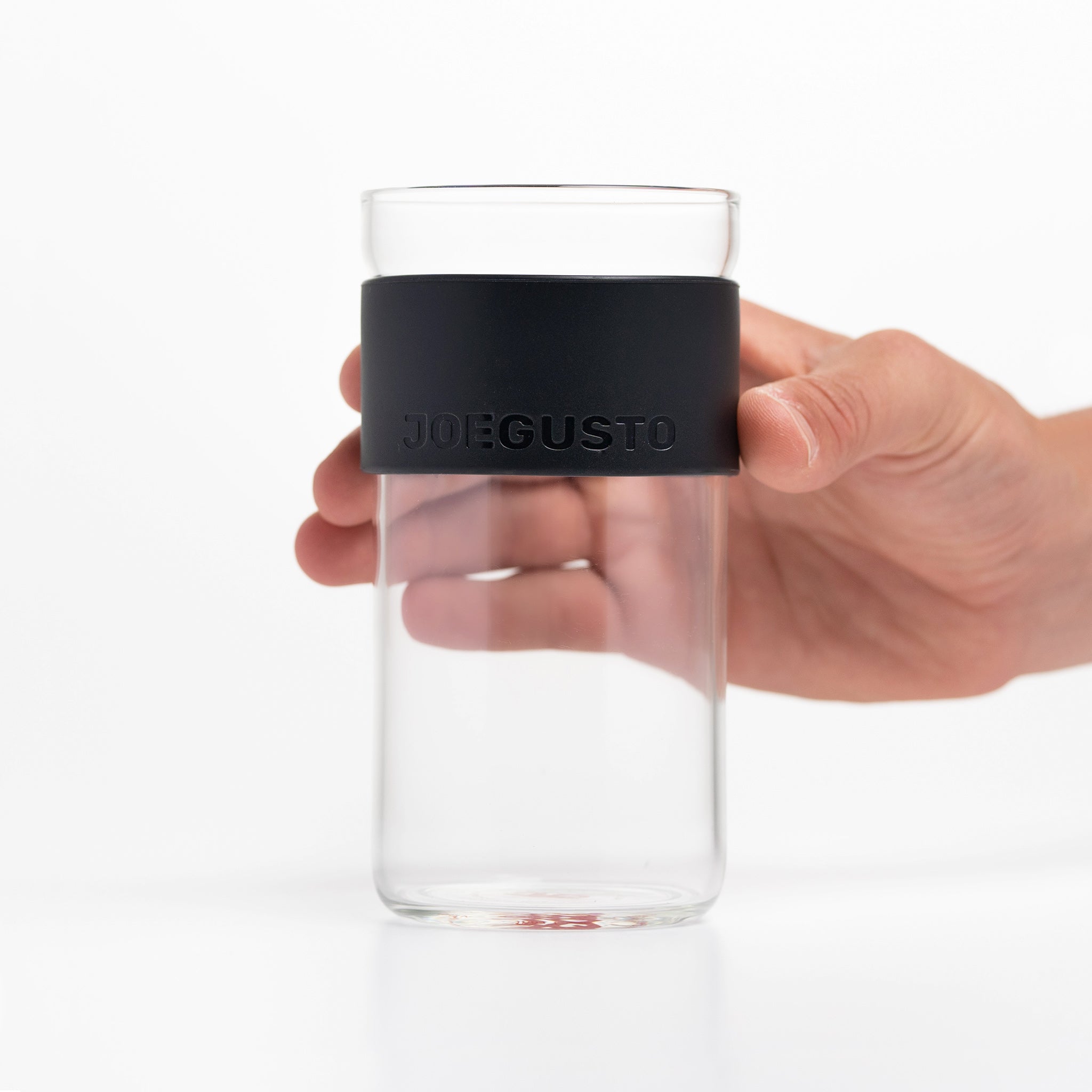 16oz glass black